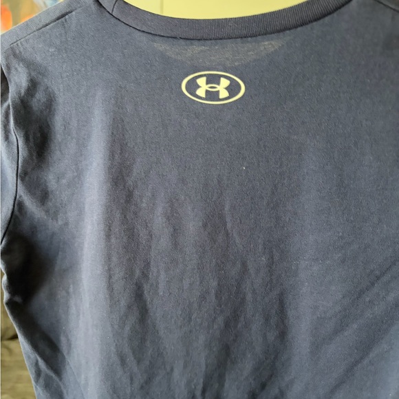 Under Armour' baby tee full length Navy 'Under Armour' Graphic Tee - Picture 3 of 3